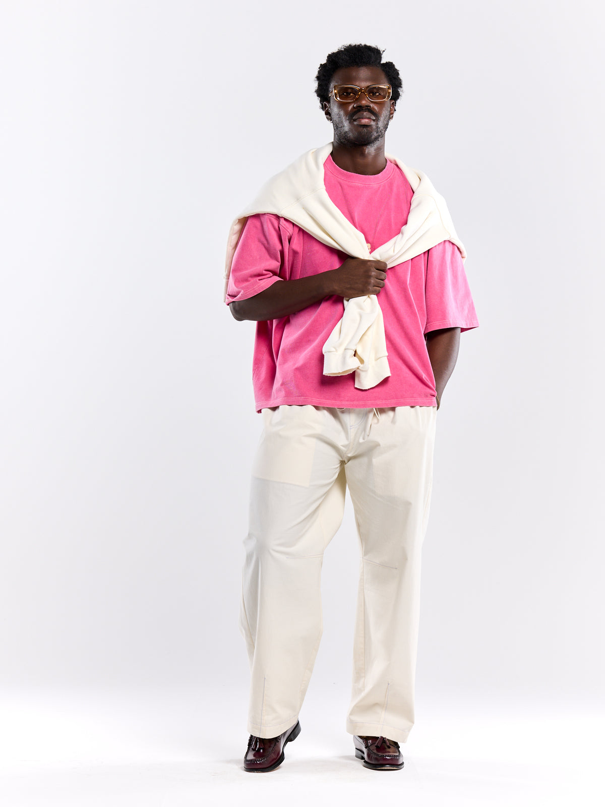 LOB CROP TEE - PINK