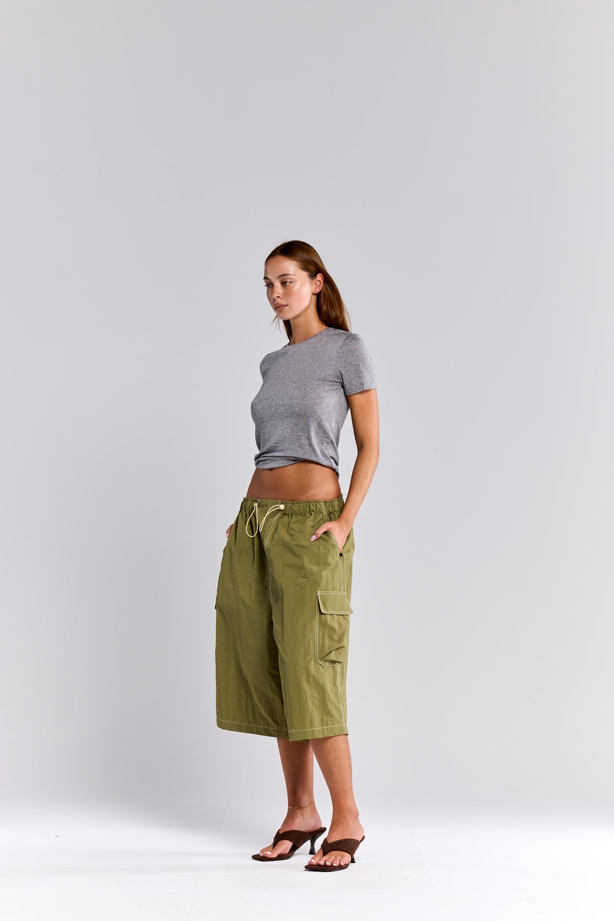 LOB UTILITY SHORT — KHAKI