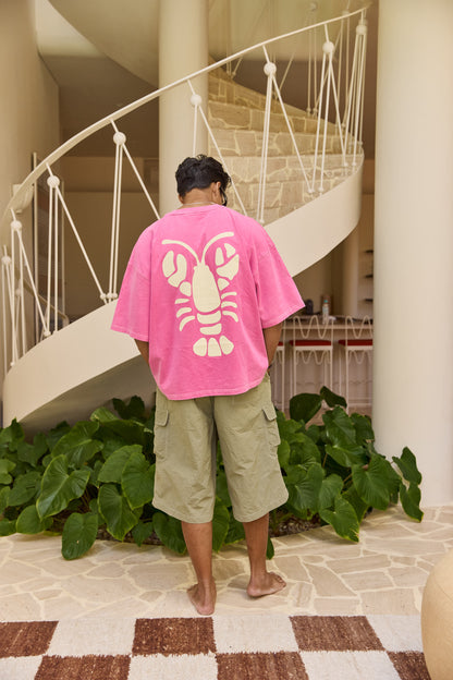 LOB CROP TEE - PINK