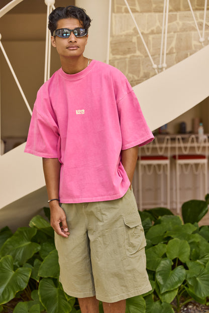 LOB CROP TEE - PINK