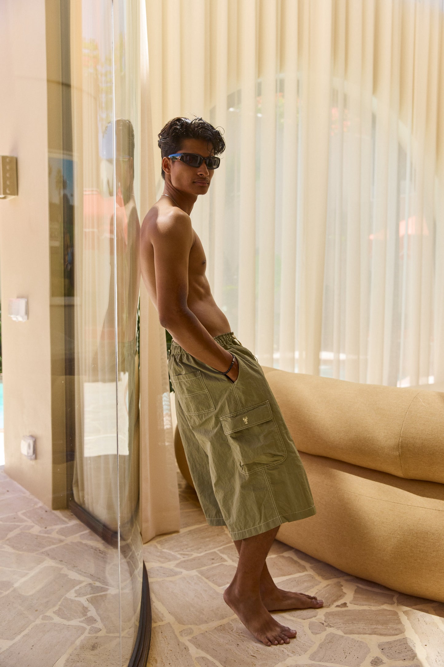 LOB UTILITY SHORT — KHAKI