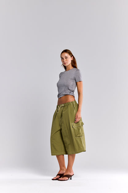 LOB UTILITY SHORT — KHAKI