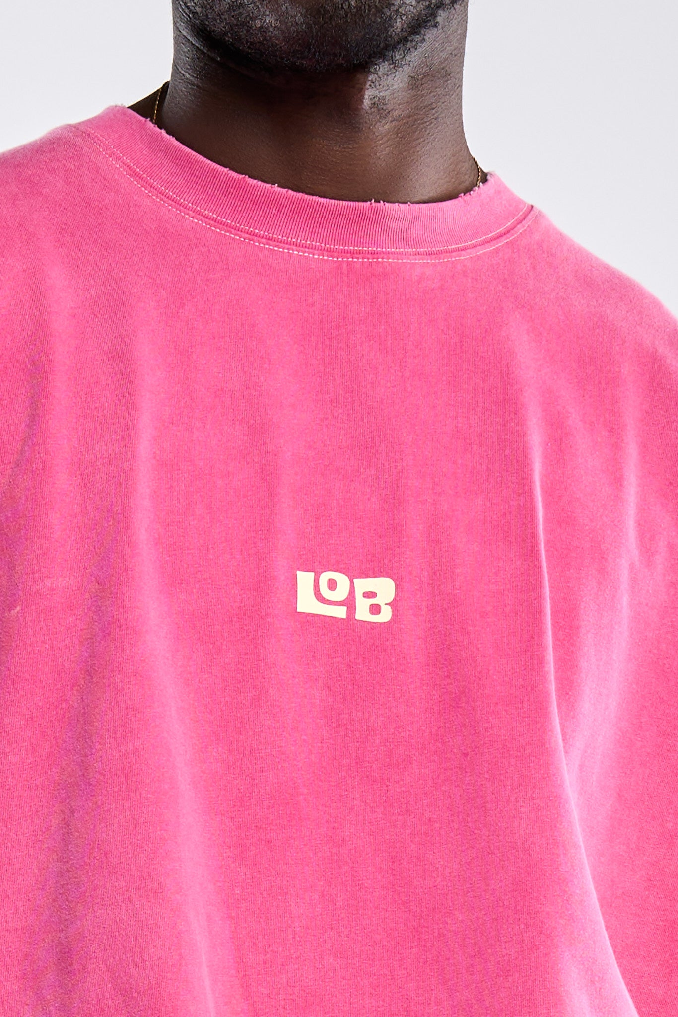 LOB CROP TEE - PINK