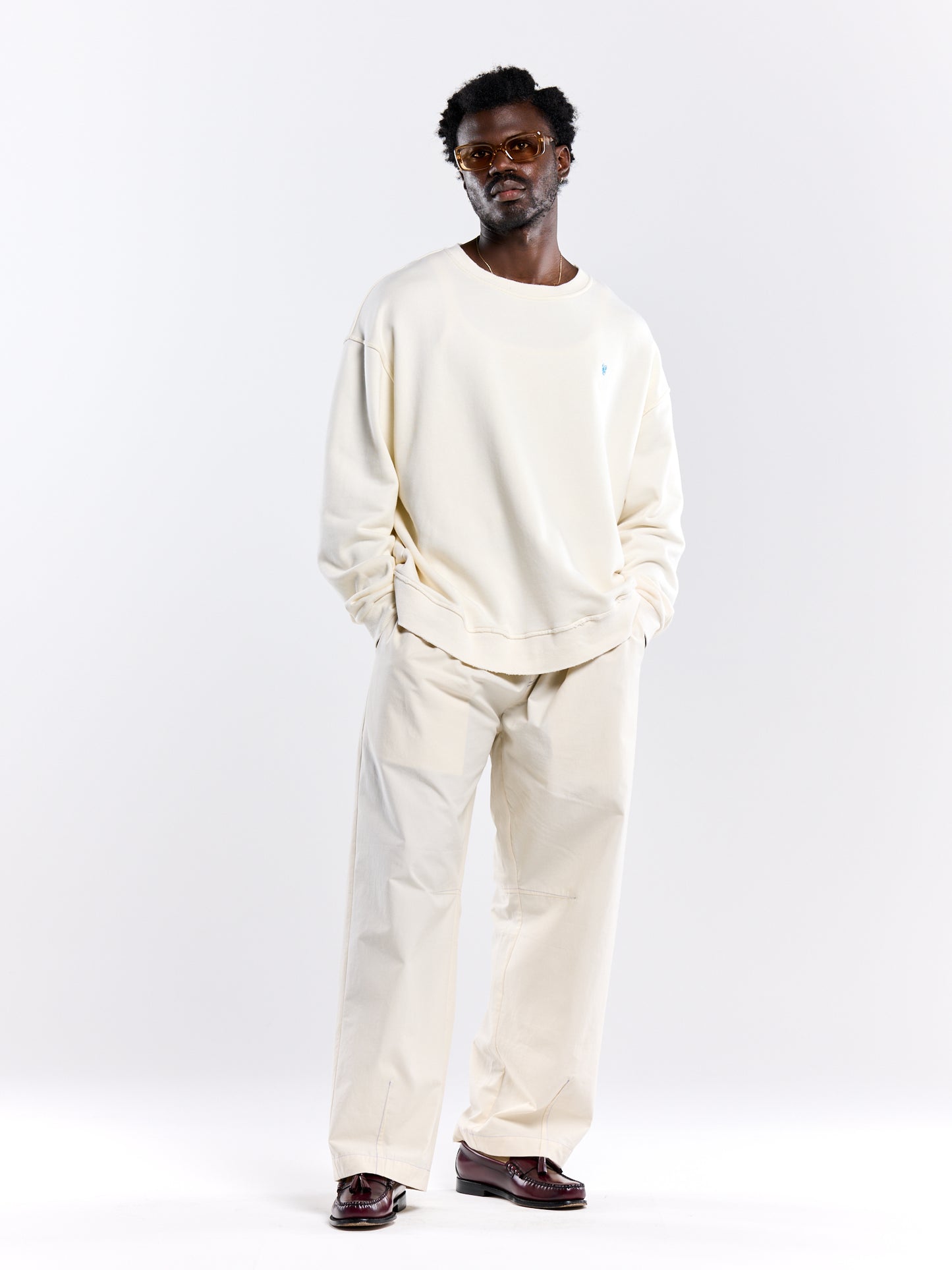 LOB PARACHUTE PANT — MILK