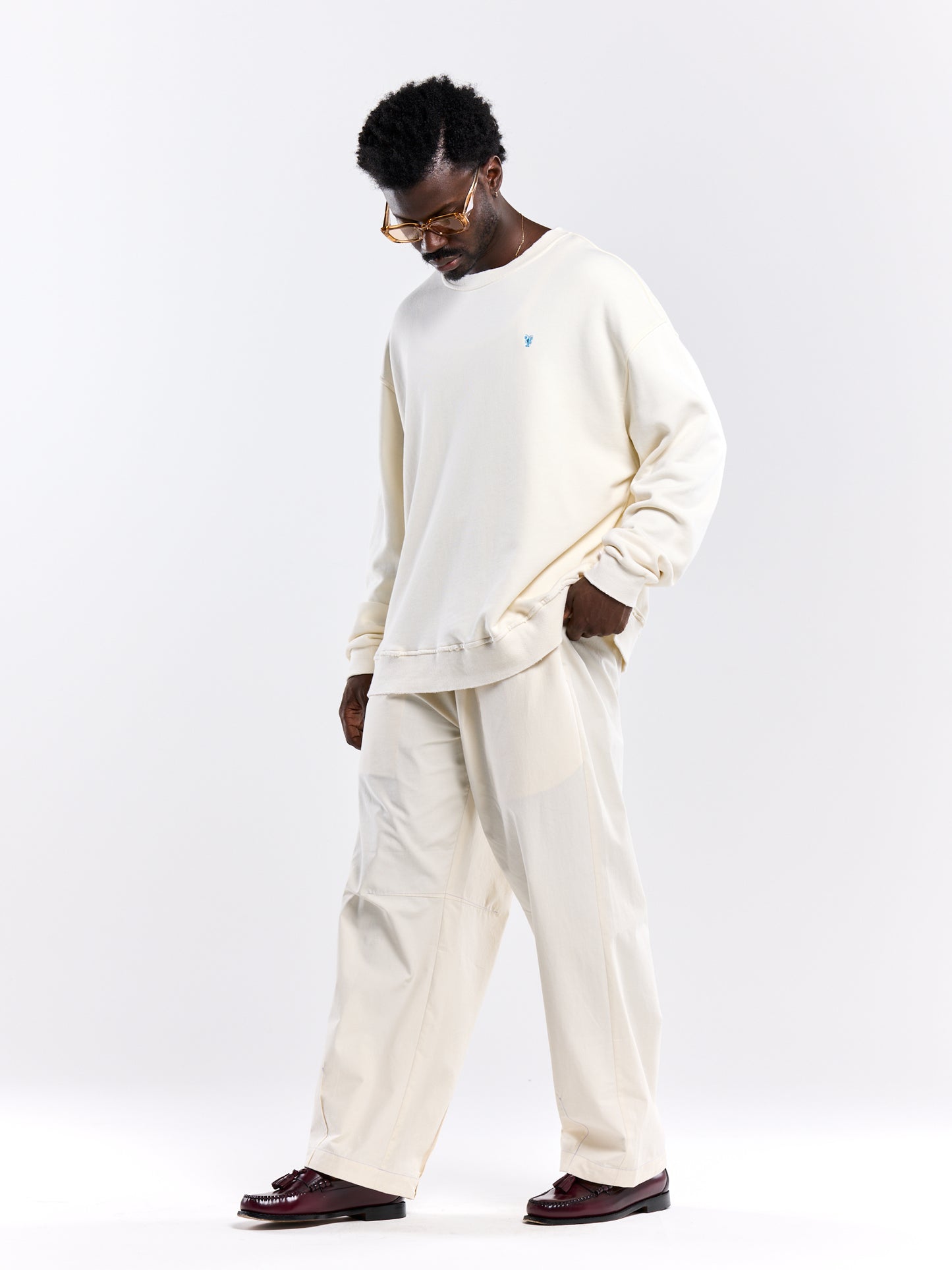 LOB PARACHUTE PANT — MILK