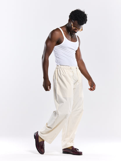 LOB PARACHUTE PANT — MILK