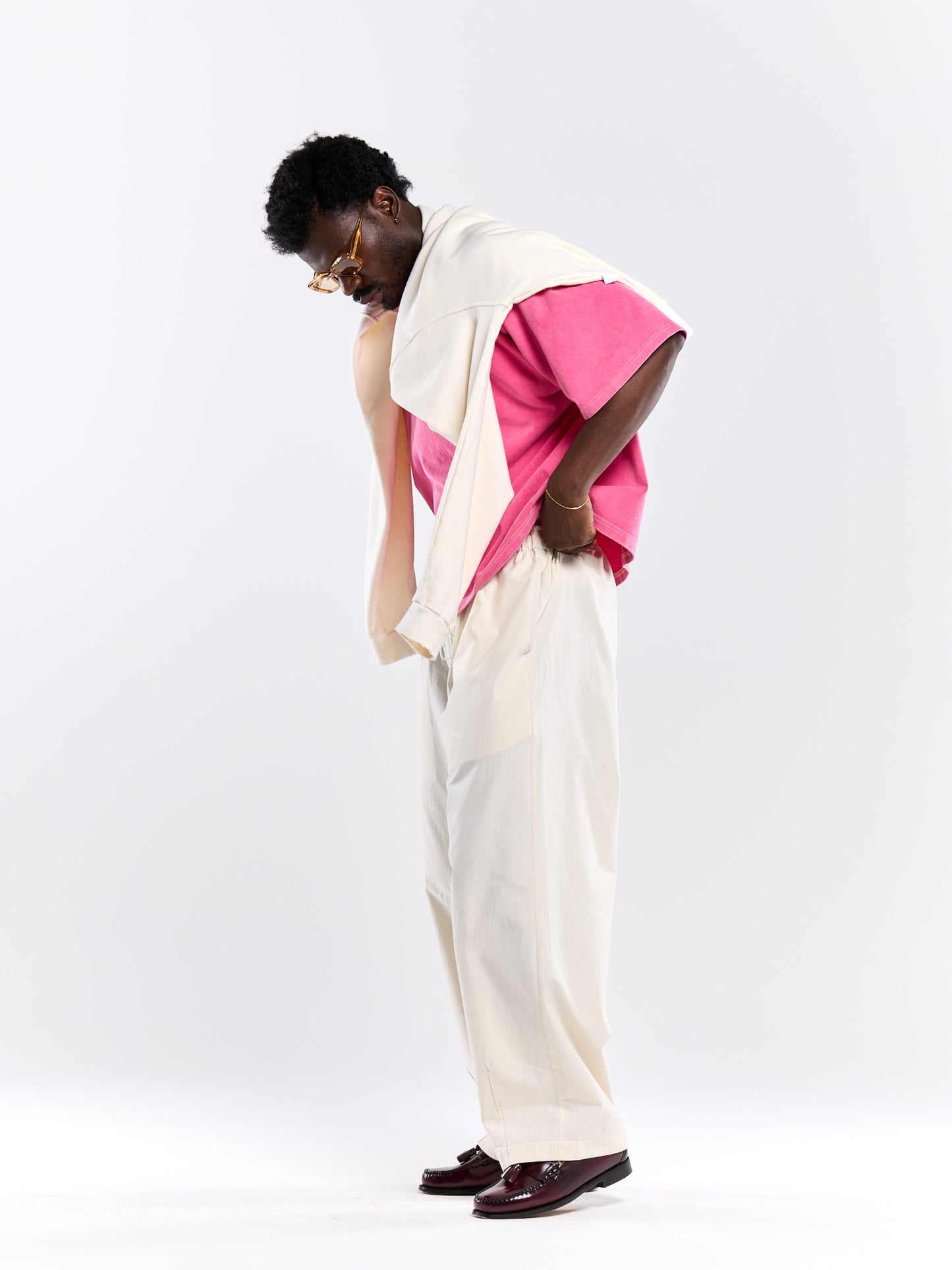 LOB PARACHUTE PANT — MILK