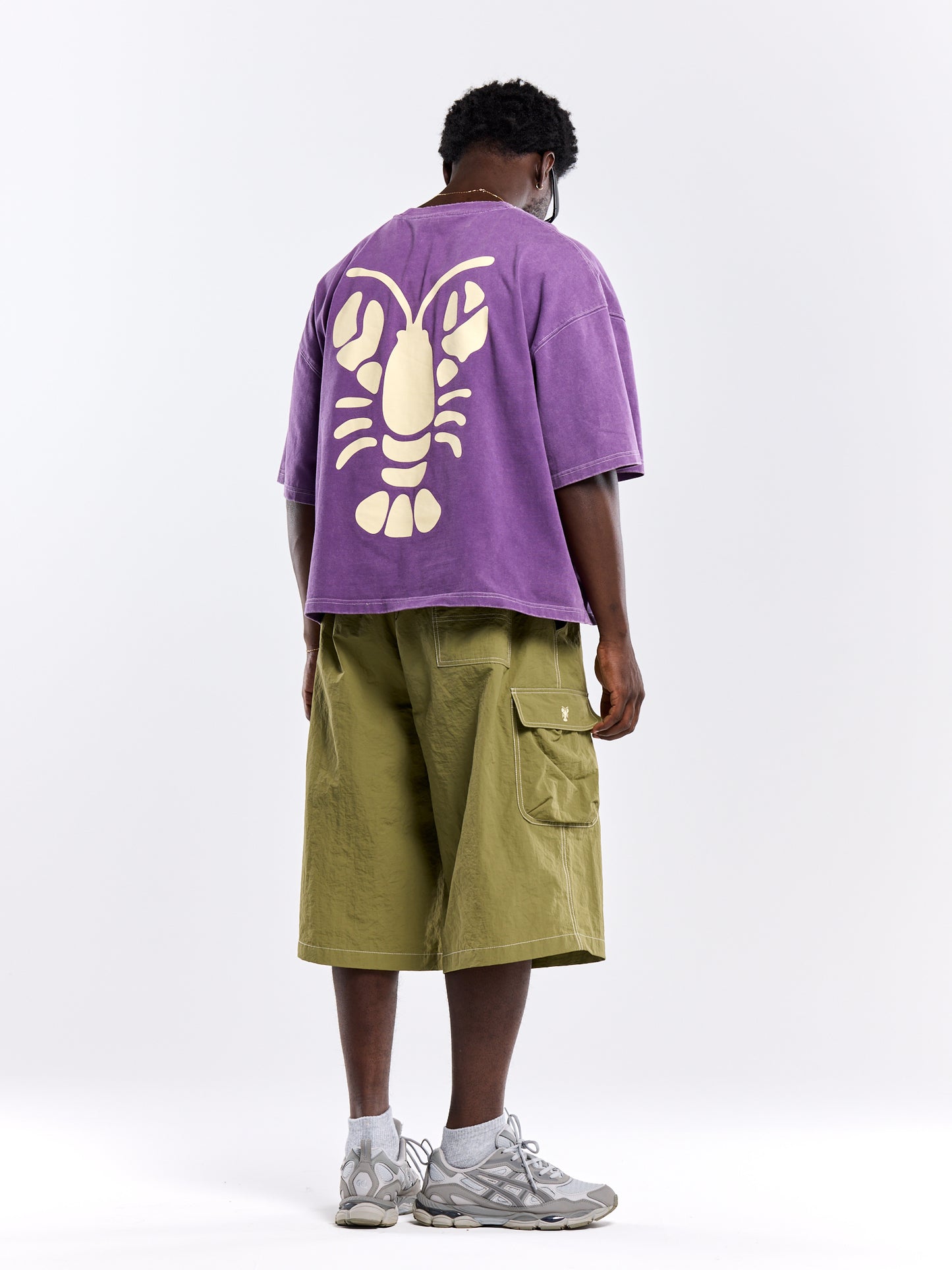 LOB CROP TEE - PURPLE