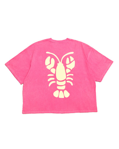 LOB CROP TEE - PINK
